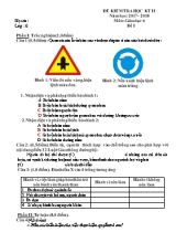 Bộ đề kiểm tra học kỳ II môn Giáo dục công dân Lớp 7 - Năm học 2017-2018 (Có đáp án)